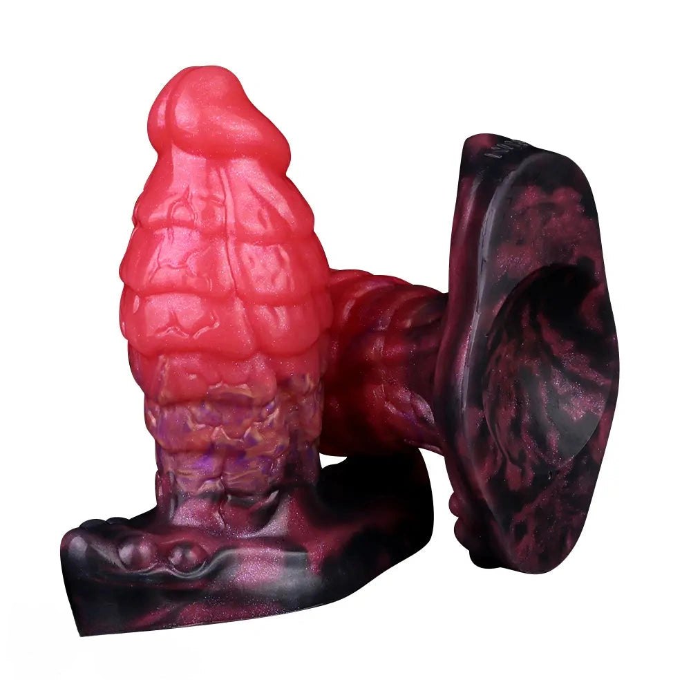 Segmented Fantasy Dildo 5.31 in - Silicone Monster Dildo