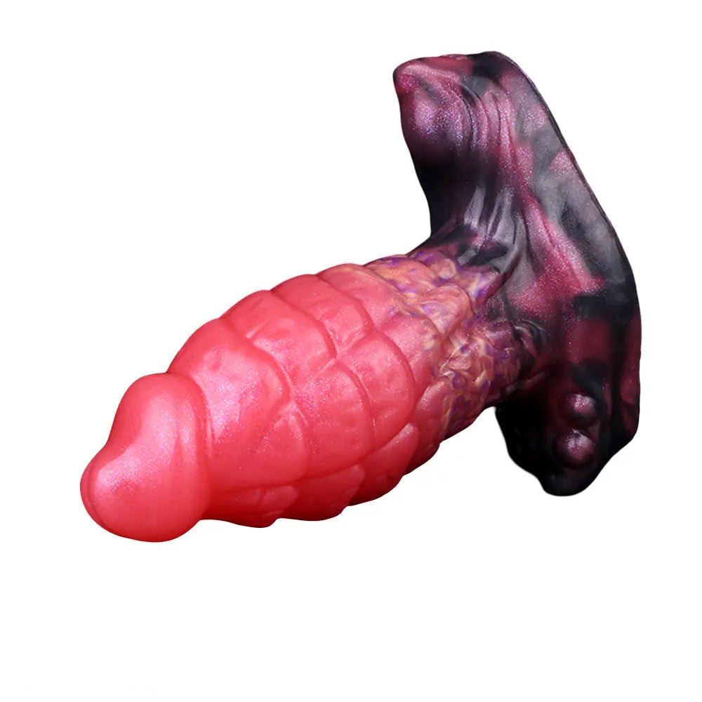 Segmented Fantasy Dildo 5.31 in - Silicone Monster Dildo