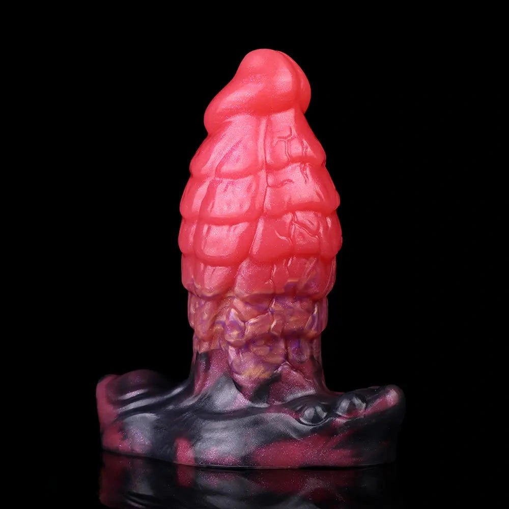 Segmented Fantasy Dildo 5.31 in - Silicone Monster Dildo