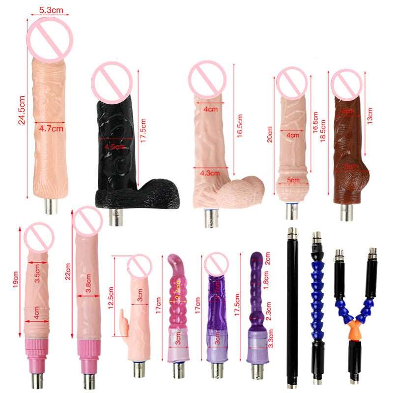 Sex Machine Attachment Head - Interchangeable Machine Rod