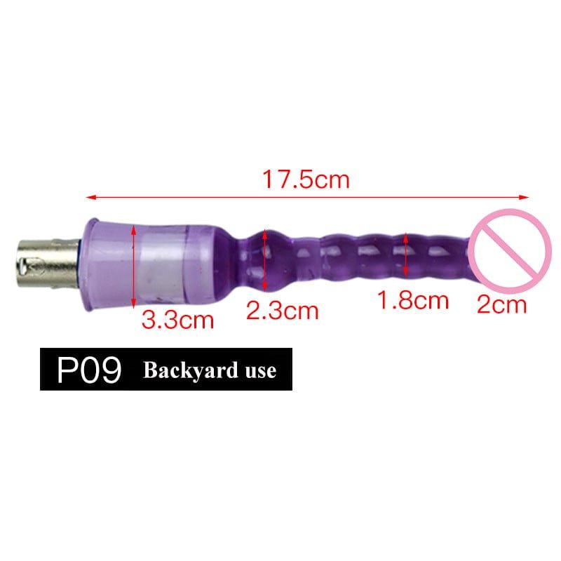 Sex Machine Attachment Head - Interchangeable Machine Rod