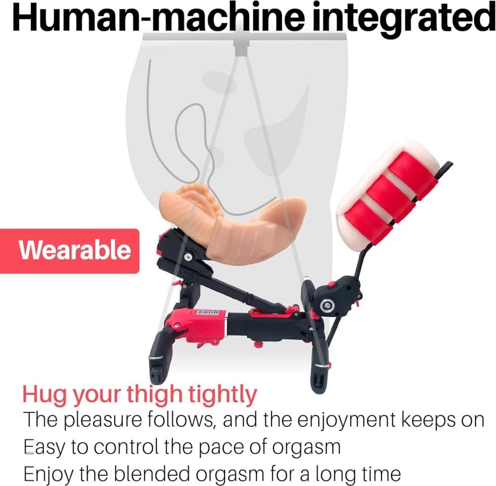 Sex Machine with Masturbator Arm - Mechanical Sex Machine