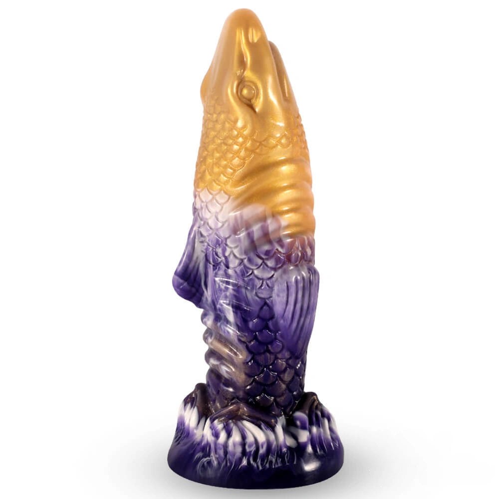 Shark Fin Fantasy Dildo - Colorful Silicone Fantasy Dildo