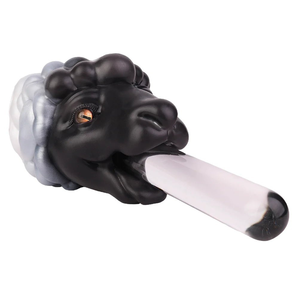Sheep Head Rear-Entry Masturbator - Animal Head Onahole