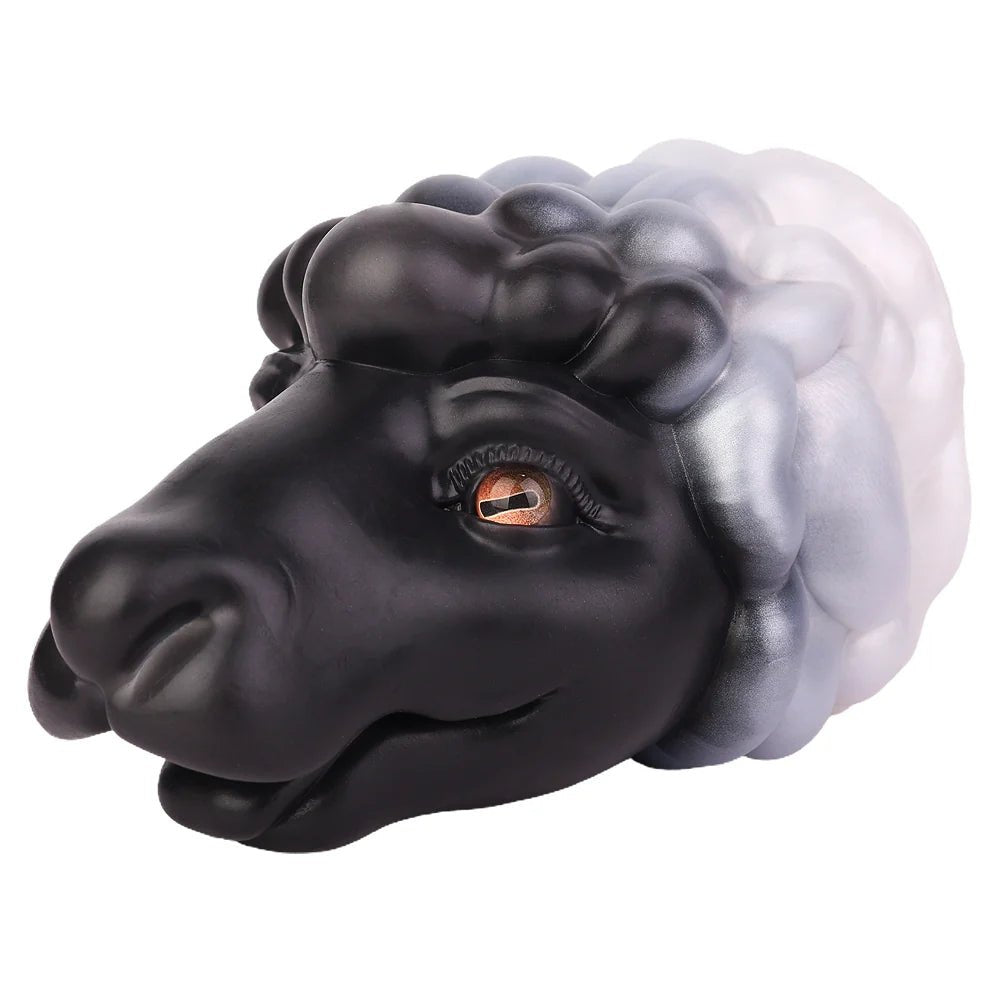 Sheep Head Rear-Entry Masturbator - Animal Head Onahole