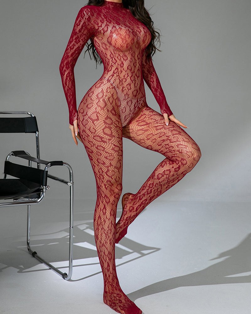 Sheer Lace Full Body Bodystocking - Sexy Bodystocking Lingerie