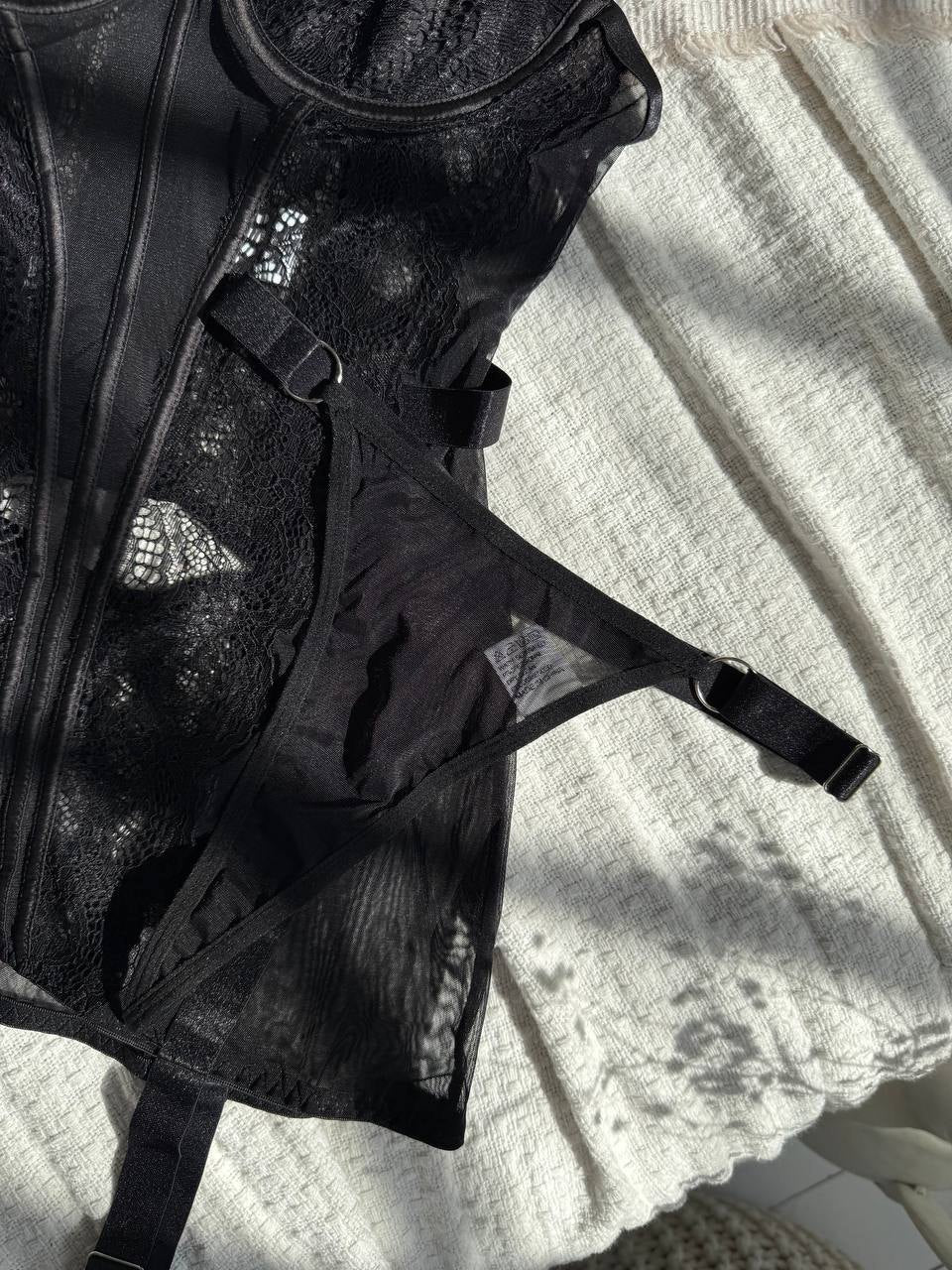 Sheer Lace Mesh Nightdress - Sexy Nightgown Lingerie