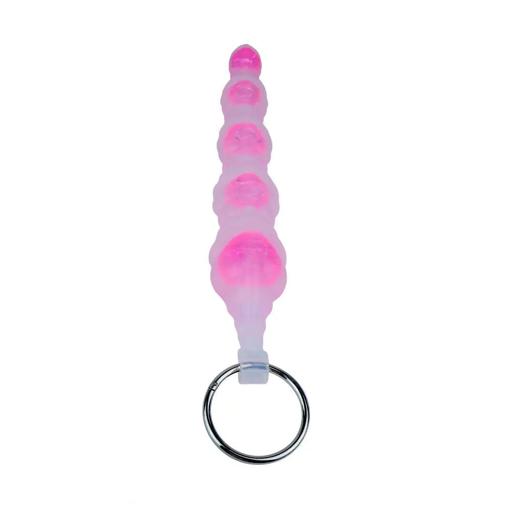 Silicone Anal Beads 18.9in - Silicone Butt Plug