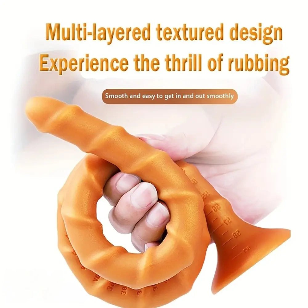Coiling Tail Fantasy Dildo - Fantasy Dildo, 3 Sizes