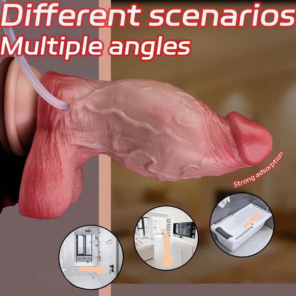 Silicone Dildo with Fill Kit - Fillable Silicone Dildo Kit