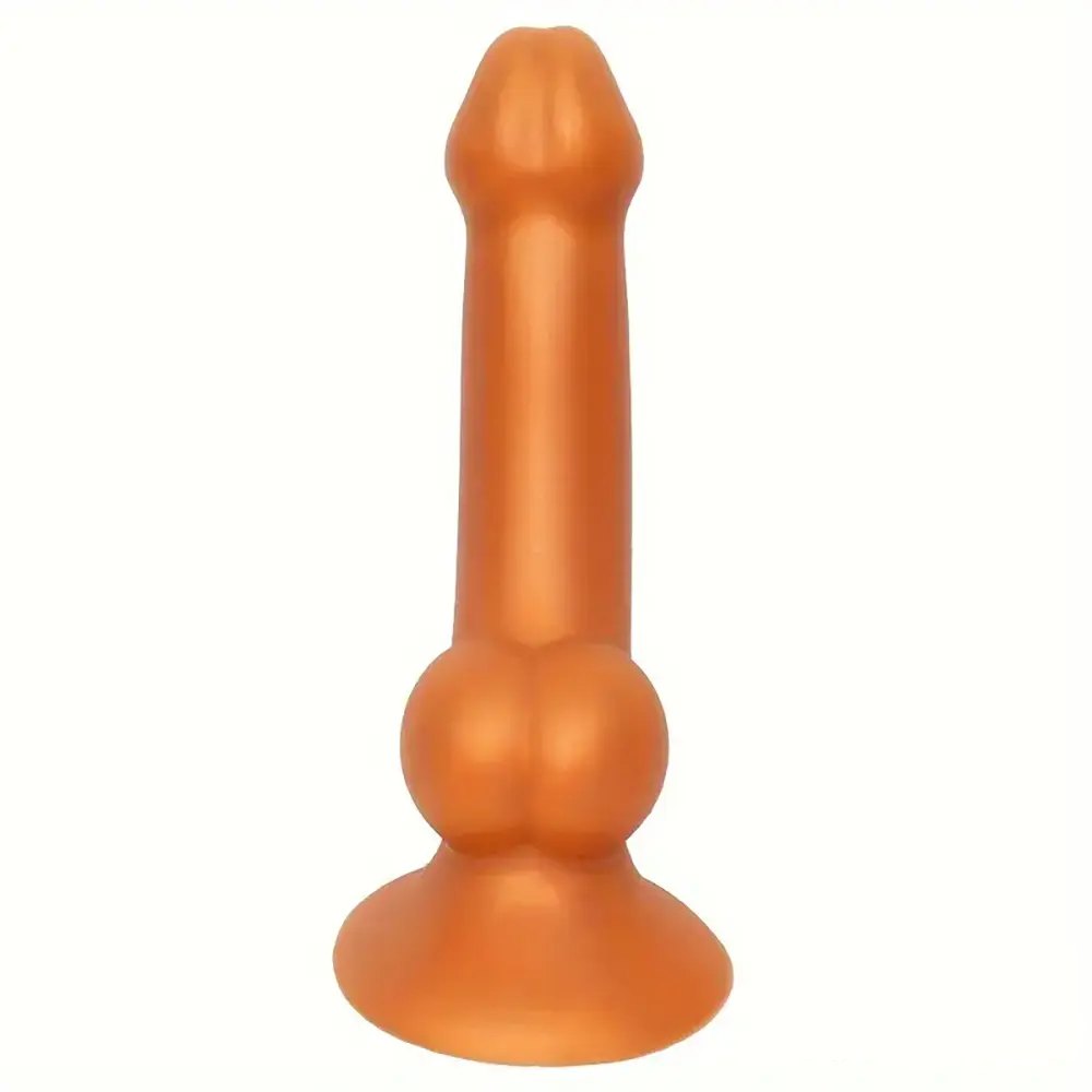 Silicone Dog Knot Dildo 6.88 In - Knotted Animal Dildo
