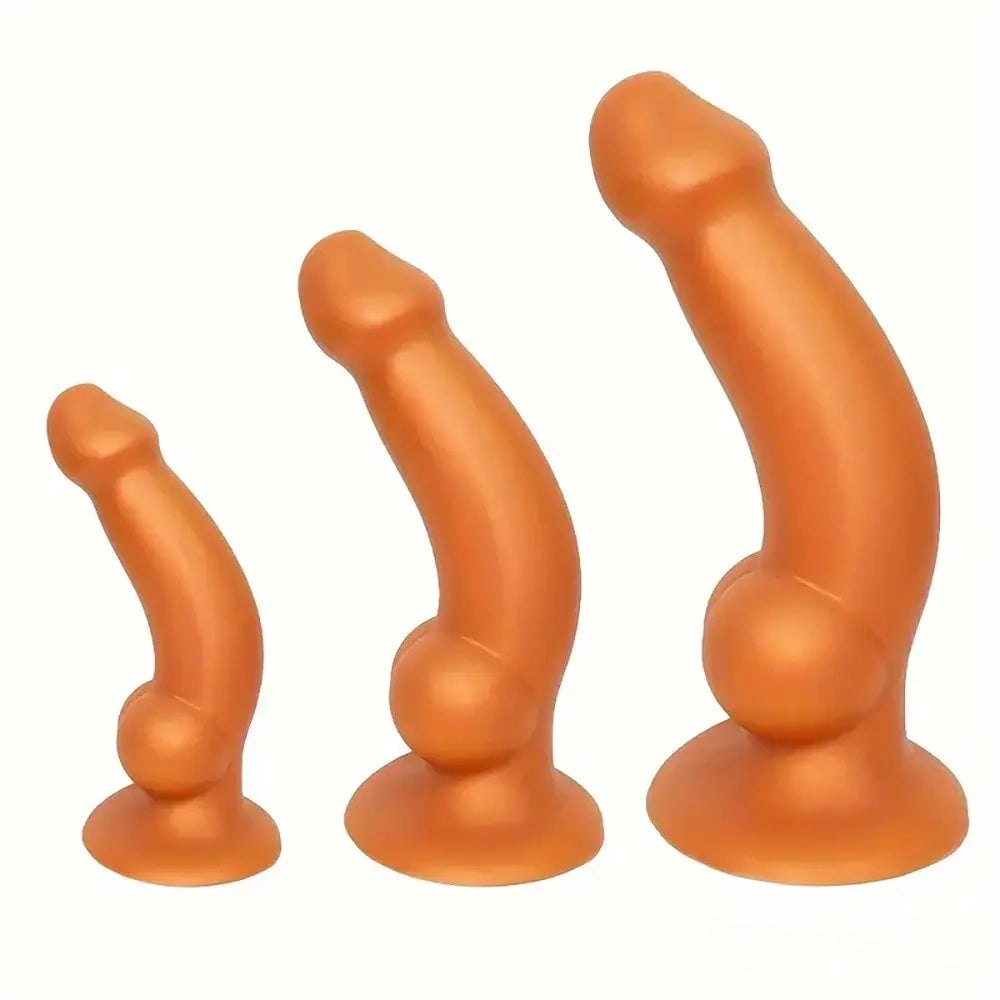 Silicone Dog Knot Dildo 6.88 In - Knotted Animal Dildo