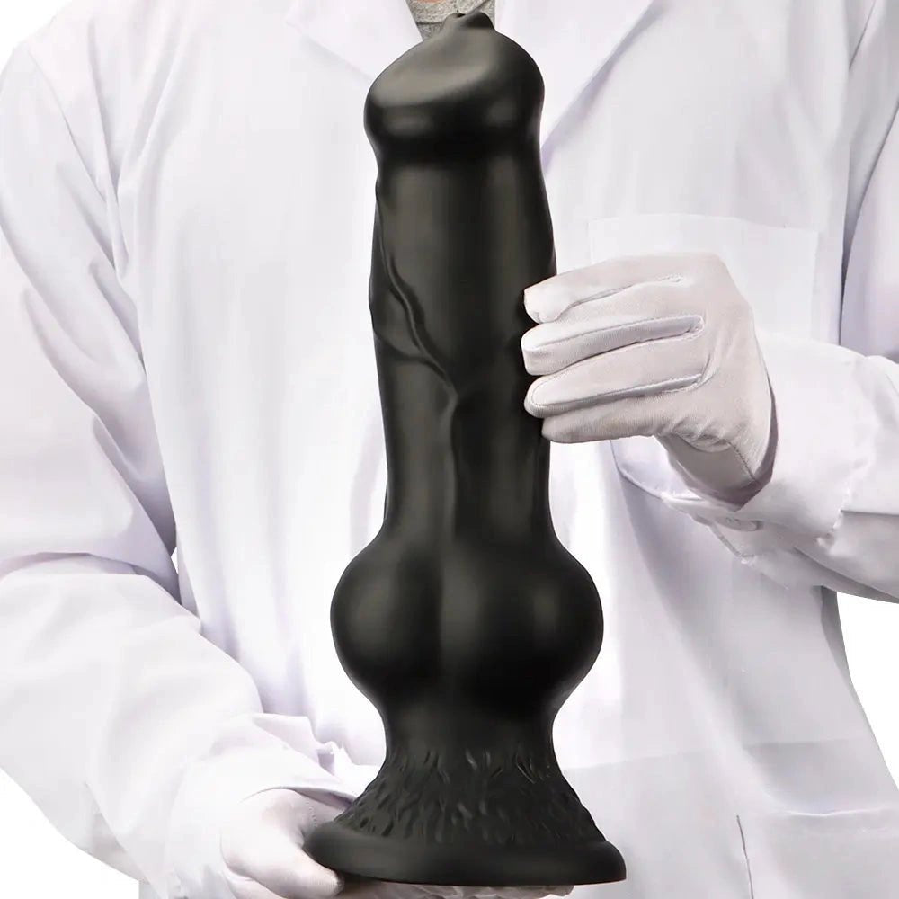 Silicone Dog Knot Dildo - Knotted Dog Dildo, 5 Sizes