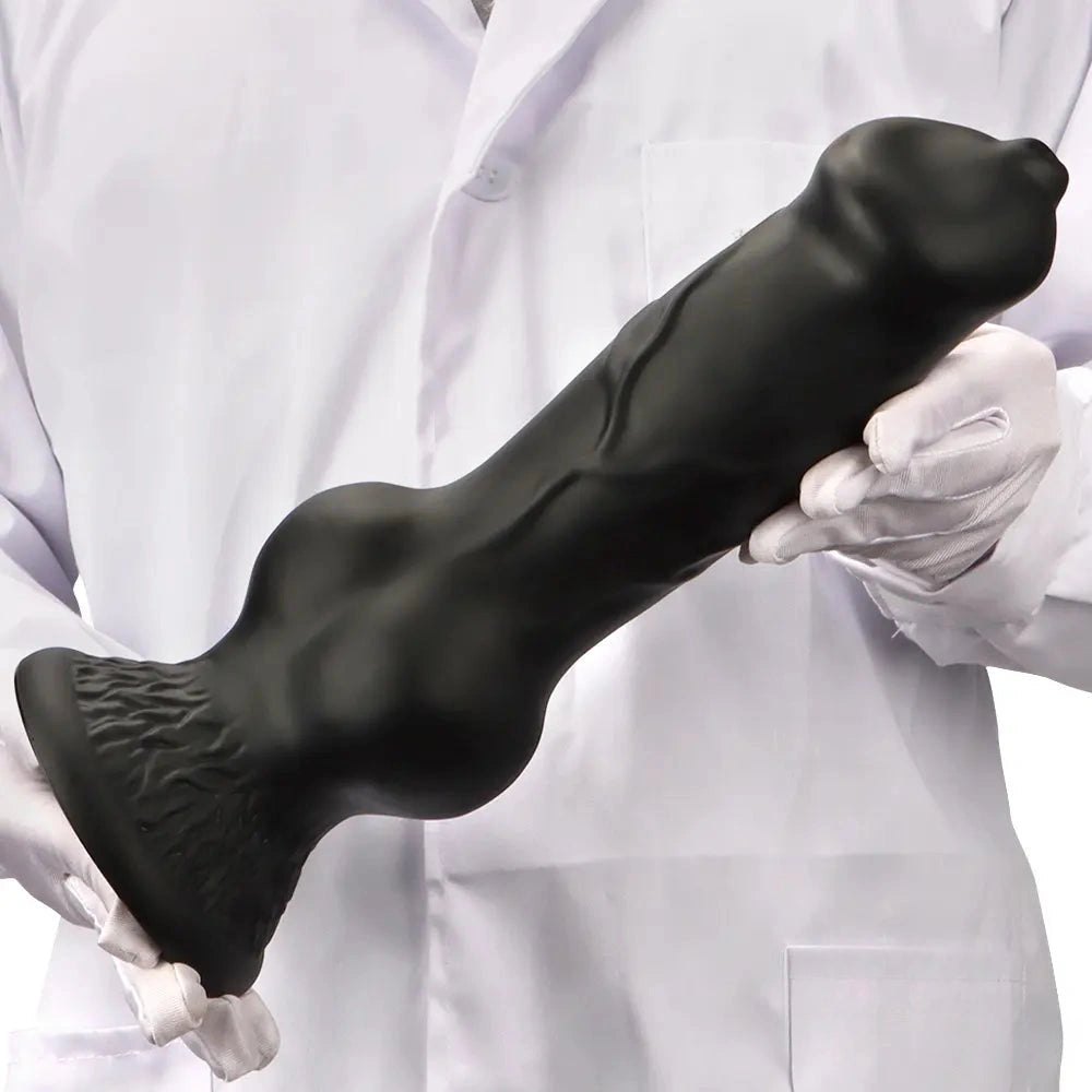 Silicone Dog Knot Dildo - Knotted Dog Dildo, 5 Sizes