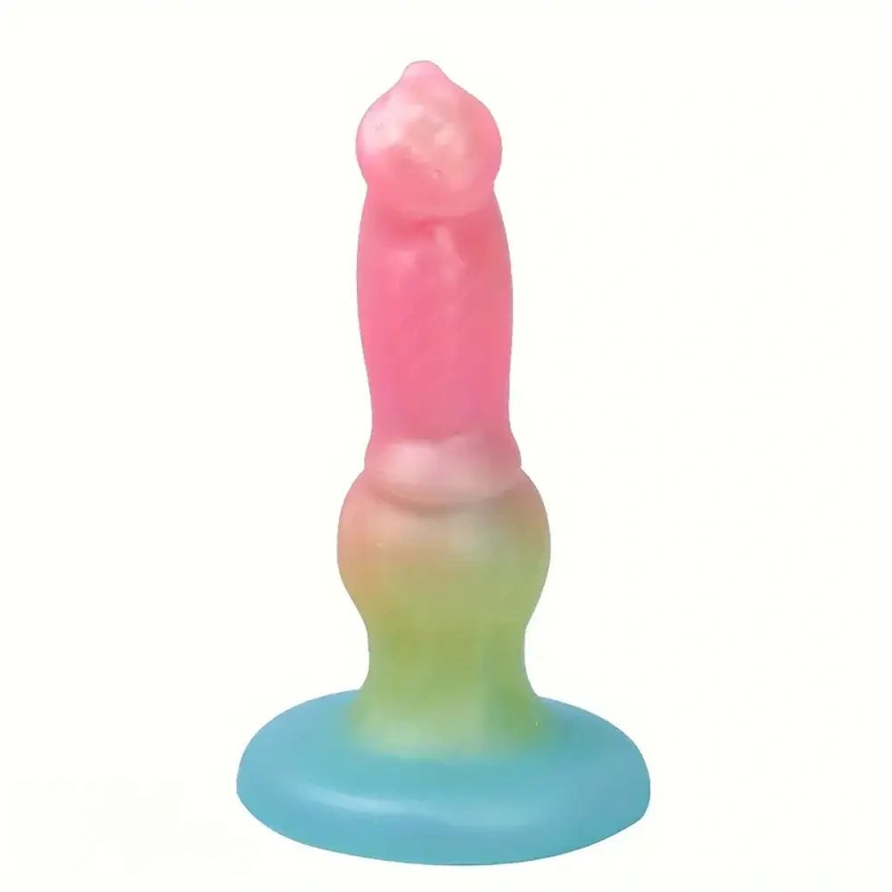 Silicone Fantasy Knot Dildo 4 Sizes - Colorful Animal Dildo