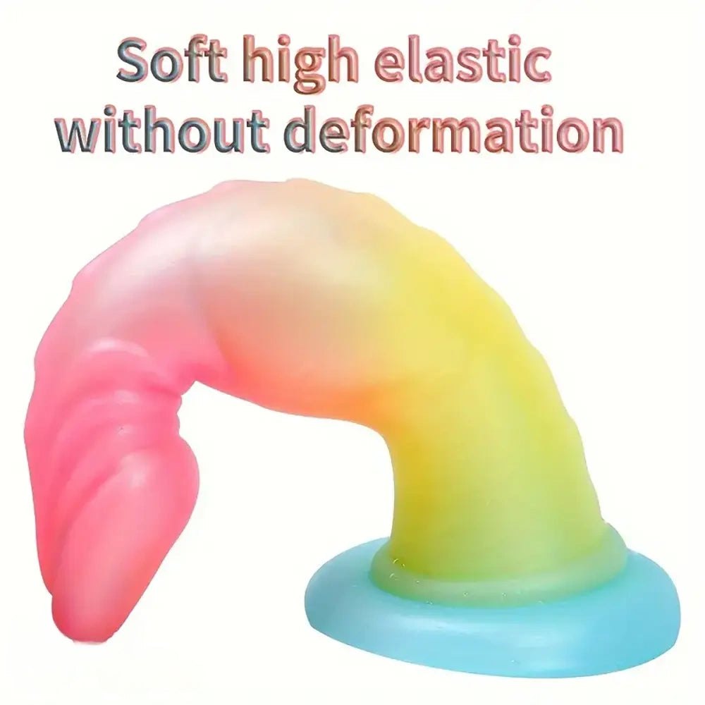 Silicone Fantasy Knot Dildo 4 Sizes - Colorful Animal Dildo