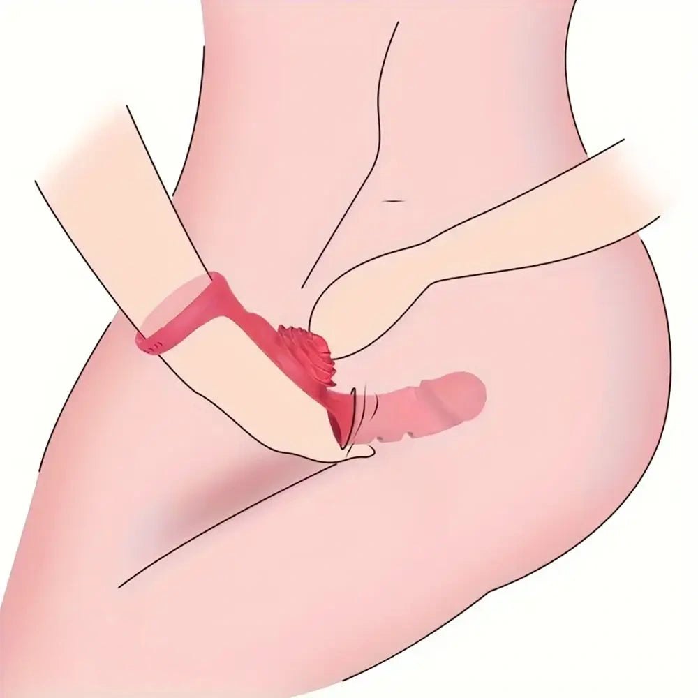 Silicone G-Spot Finger Sleeve Dildo - G-Spot Stimulation Dildo