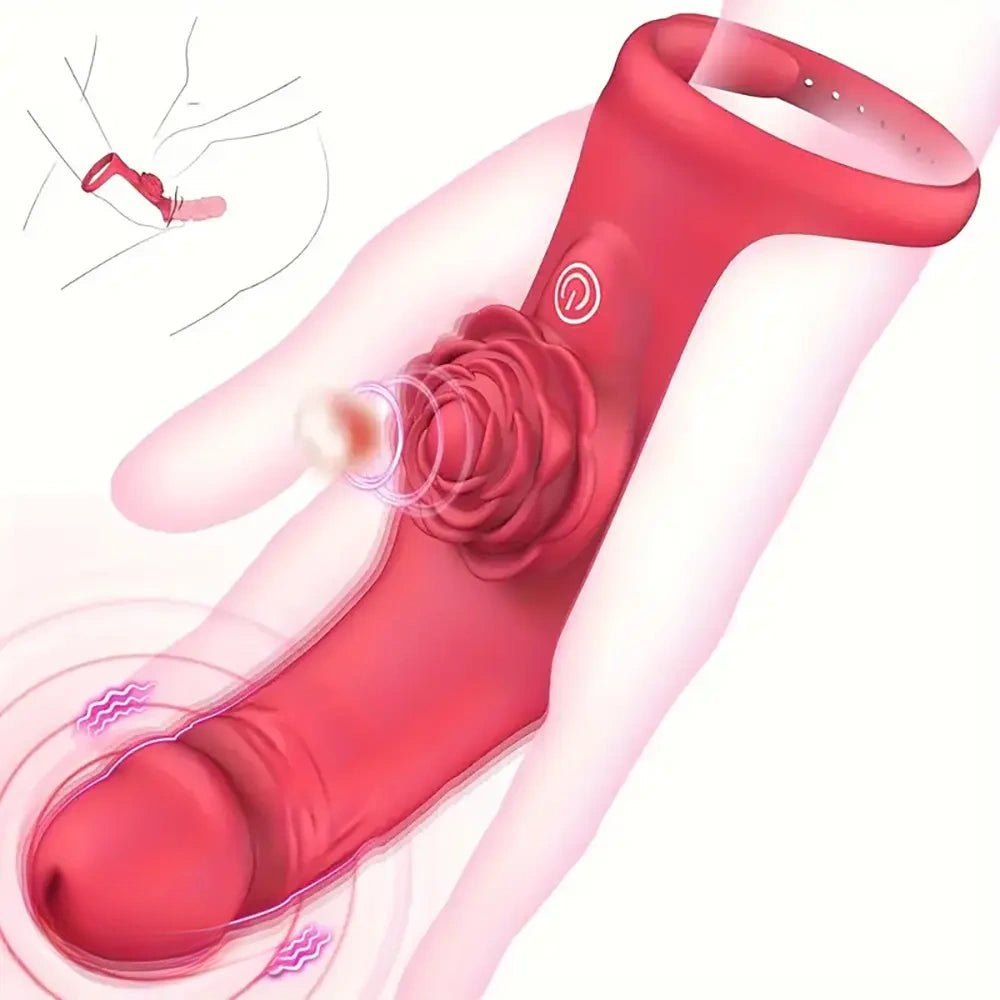Silicone G-Spot Finger Sleeve Dildo - G-Spot Stimulation Dildo