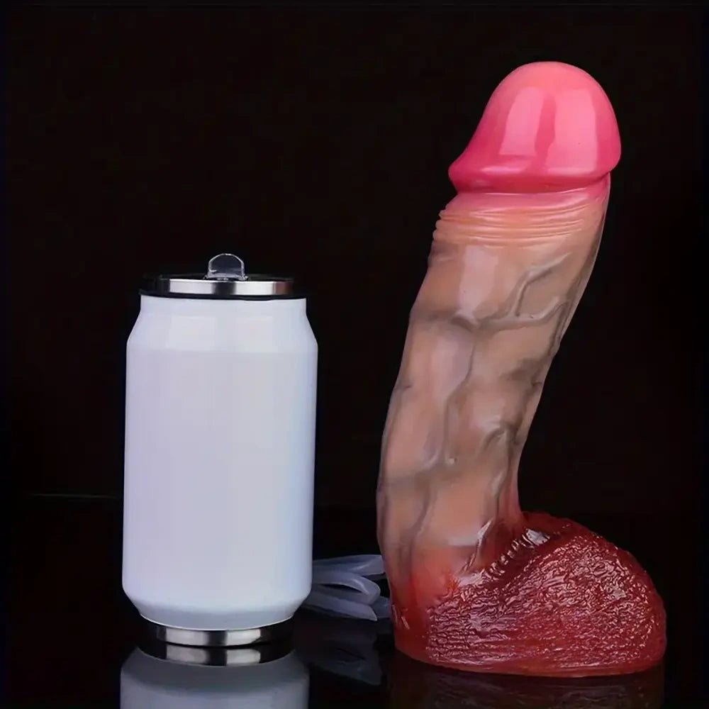 Silicone G-Spot Texture Dildo - G-Spot Dildo for Adults