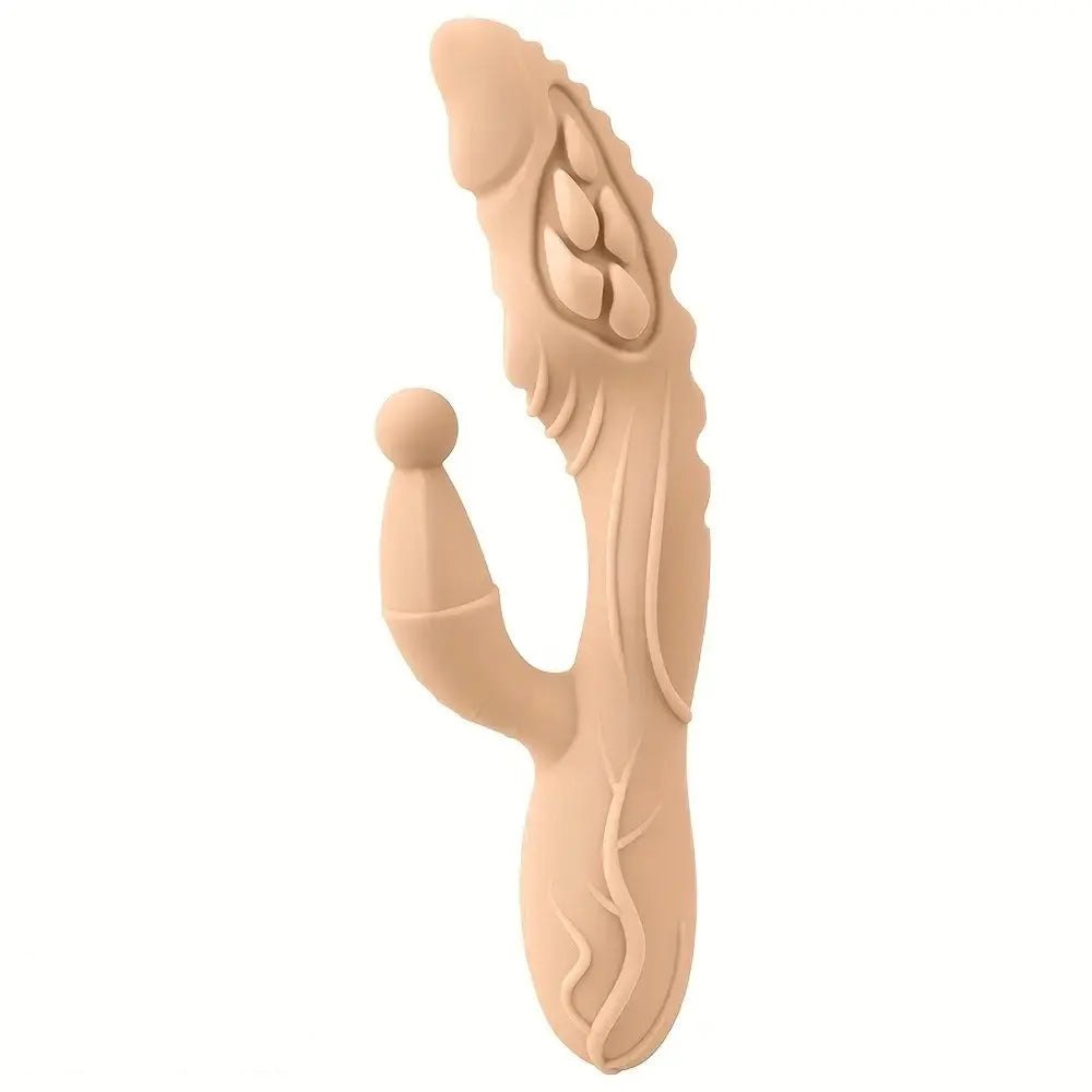 Silicone G-Spot Wand Dildo - Vaginal Rod With Handle