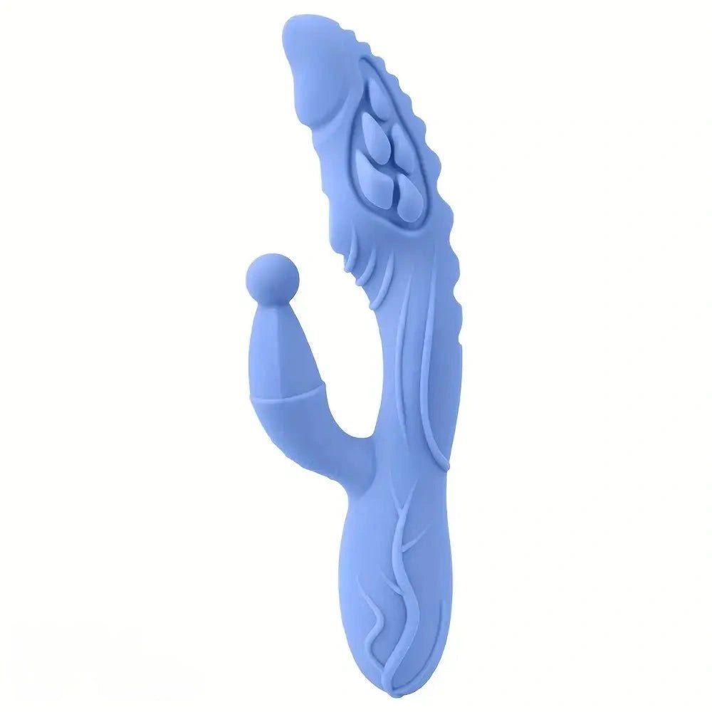 Silicone G-Spot Wand Dildo - Vaginal Rod With Handle