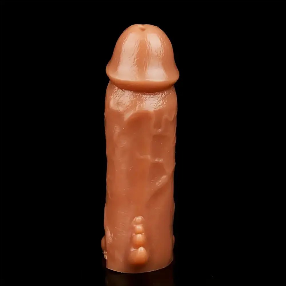 Silicone Hollow Sleeve Sheath 6 in - Realistic Big Dildo
