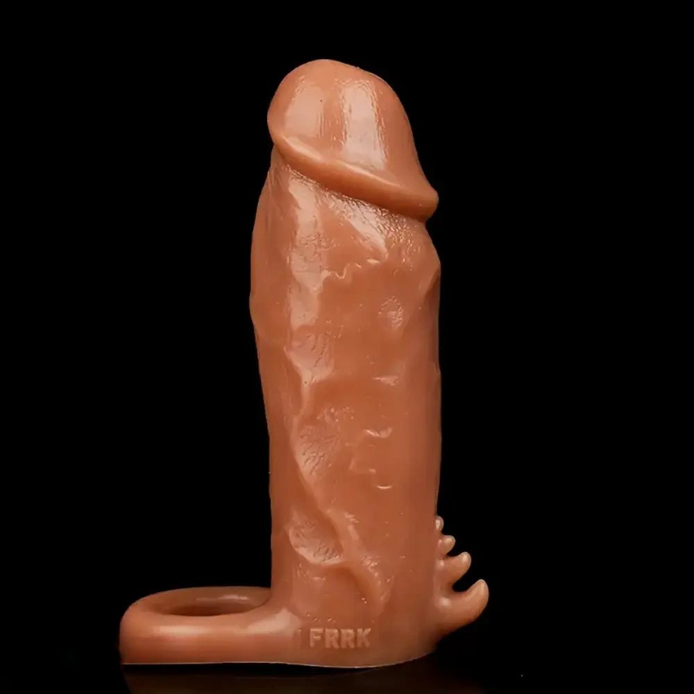 Silicone Hollow Sleeve Sheath 6 in - Realistic Big Dildo