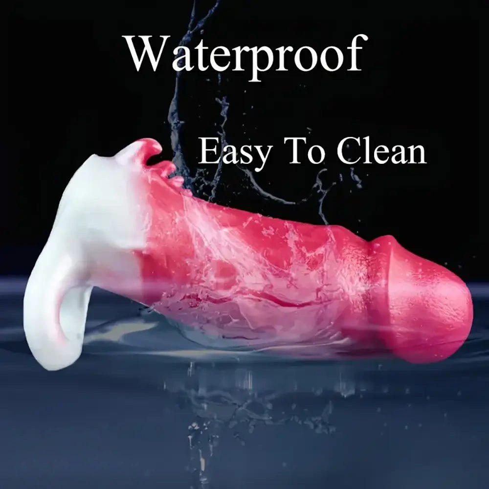 Silicone Hollow Sleeve Sheath 6 in - Realistic Big Dildo