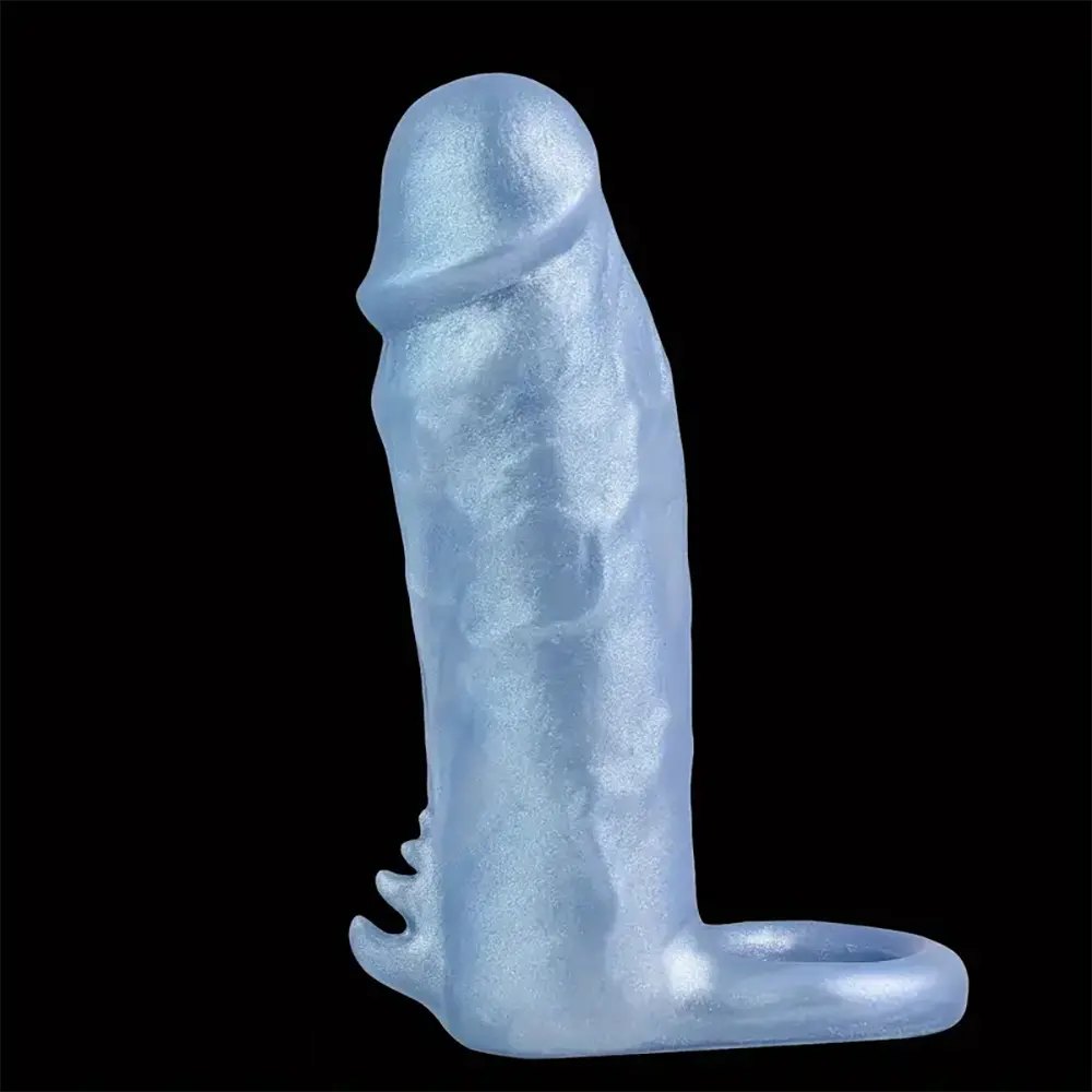 Silicone Hollow Sleeve Sheath 6 in - Realistic Big Dildo