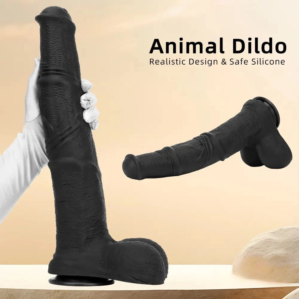 Silicone Horse Knot Dildo - Animal Knot Dildo
