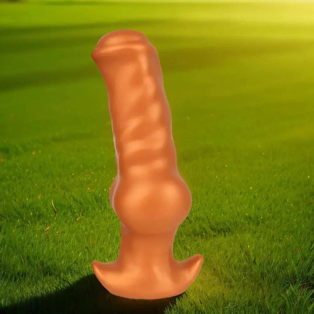Silicone Knotted Animal Dildo - Animal Style Knot Dildo