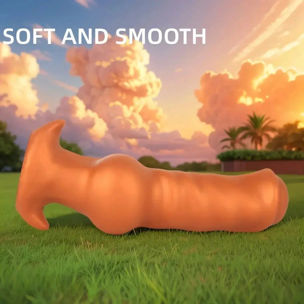 Silicone Knotted Animal Dildo - Animal Style Knot Dildo