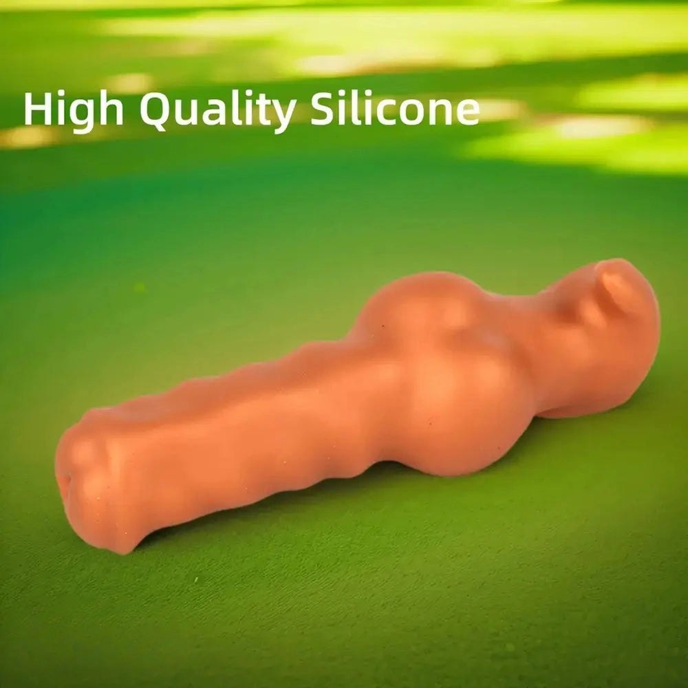 Silicone Knotted Animal Dildo - Animal Style Knot Dildo