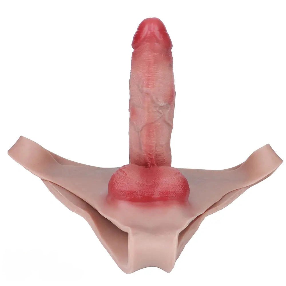 Silicone Panty Harness Dildo - Strap-On Dildo