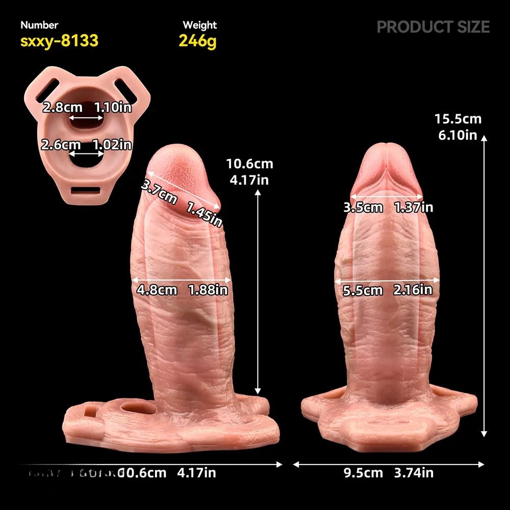 Silicone Penis Sleeve 6 in - Penis Extender Sleeve