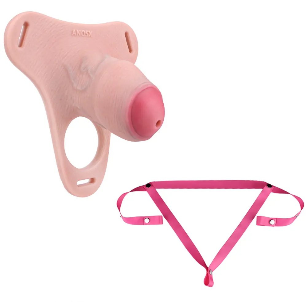 Silicone Penis Extender Sleeve - Wearable Cock Ring