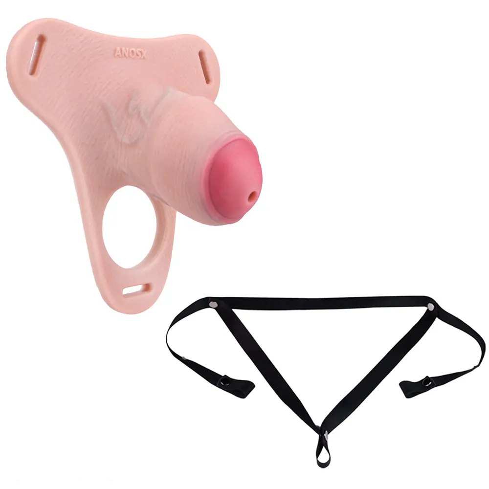 Silicone Penis Extender Sleeve - Wearable Cock Ring