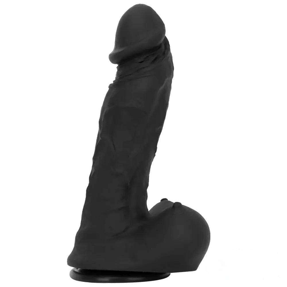 Silicone Realistic Suction Cup Dildo - 12in Hands-Free Dildo