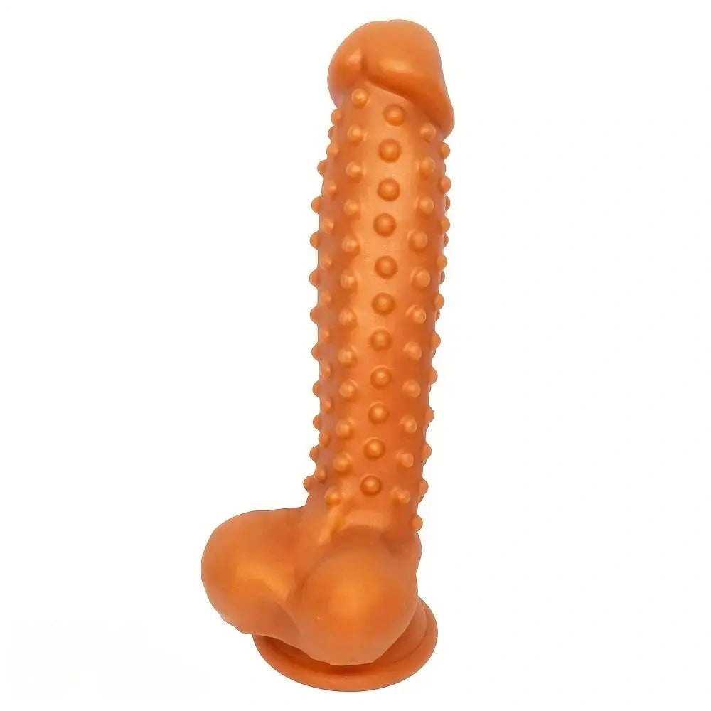 Silicone Ridged Massager Dildo - Realistic Dildo