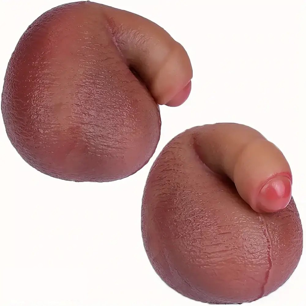 Silicone Scrotum Ball Toy - Weighted Testicle Novelty Toy