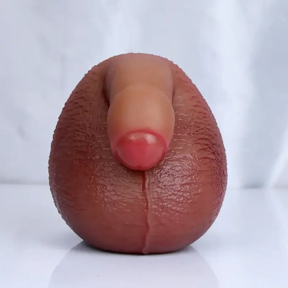 Silicone Scrotum Ball Toy - Weighted Testicle Novelty Toy