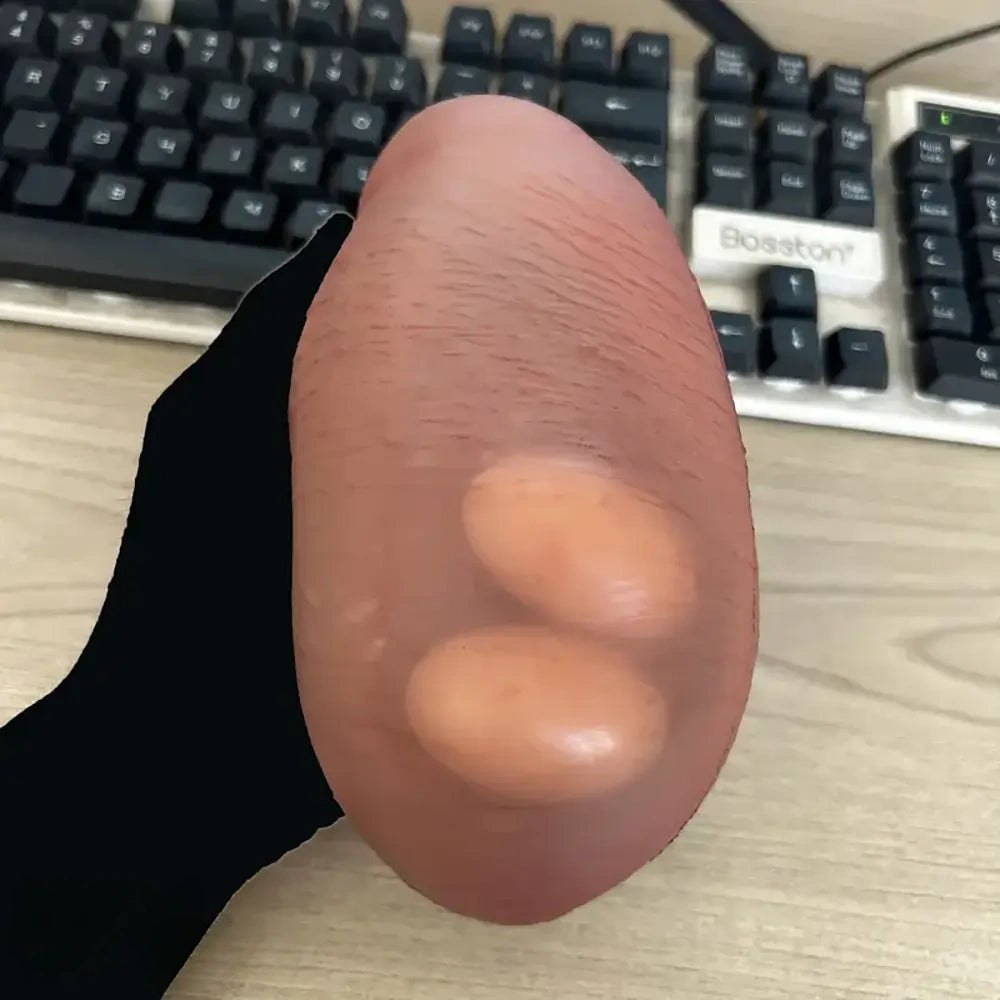 Silicone Scrotum Ball Toy - Weighted Testicle Novelty Toy