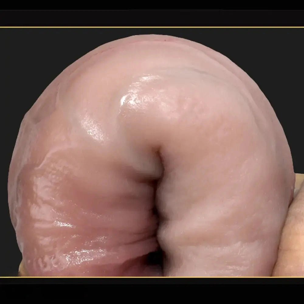 Silicone Skin-Feel Dildo 7.2 in - Silicone Realistic Dildo