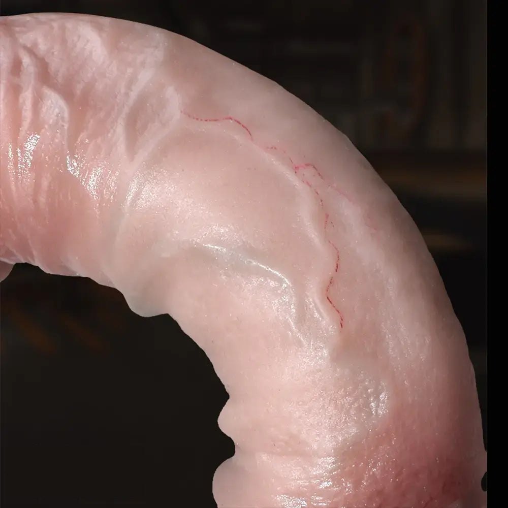 Silicone Skin-Feel Dildo 7.2 in - Silicone Realistic Dildo