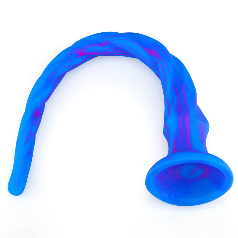 Spiral Silicone Suction Cup Dildo - Twisted Anal Dildo 15.5in