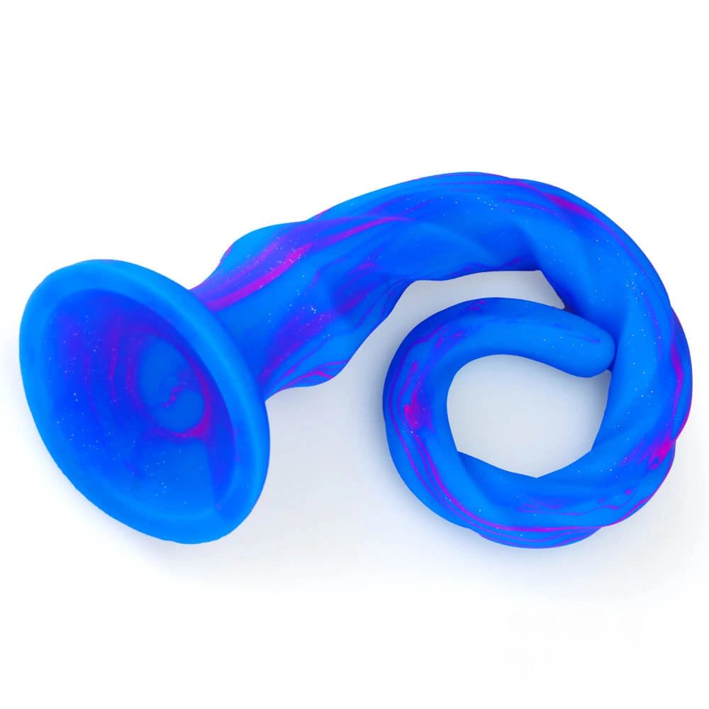 Spiral Silicone Suction Cup Dildo - Twisted Anal Dildo 15.5in