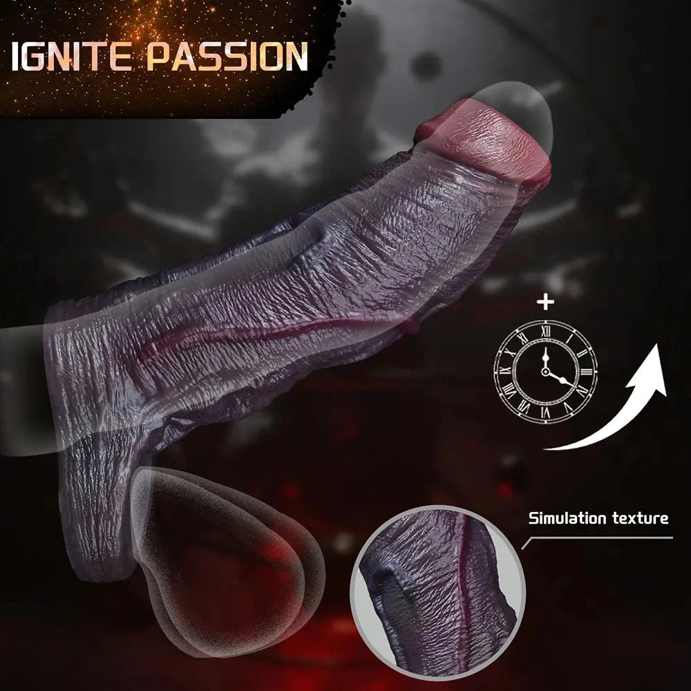 Silicone Extension Sleeve 6.89in - Penis Extension Sleeve