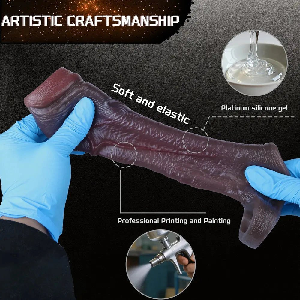 Silicone Extension Sleeve 6.89in - Penis Extension Sleeve