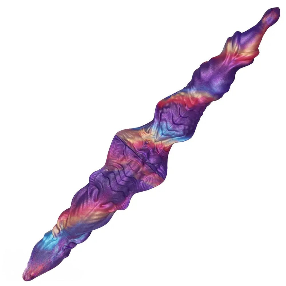 Twisted Knot Silicone Fantasy Dildo - Knotted Fantasy Dildo