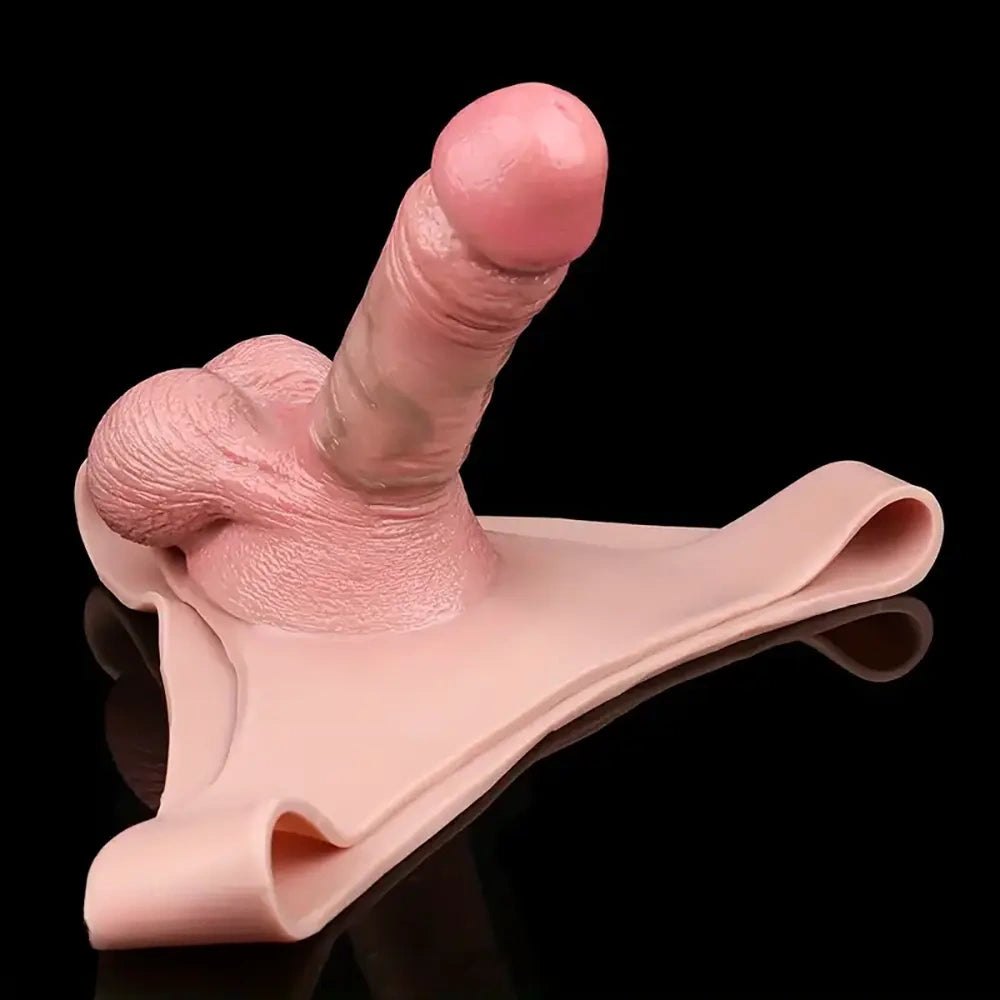 Silicone Wearable Strap-On Dildo - Strap-On Harness Dildo